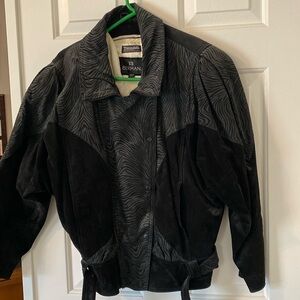 Leather Insulated Coat